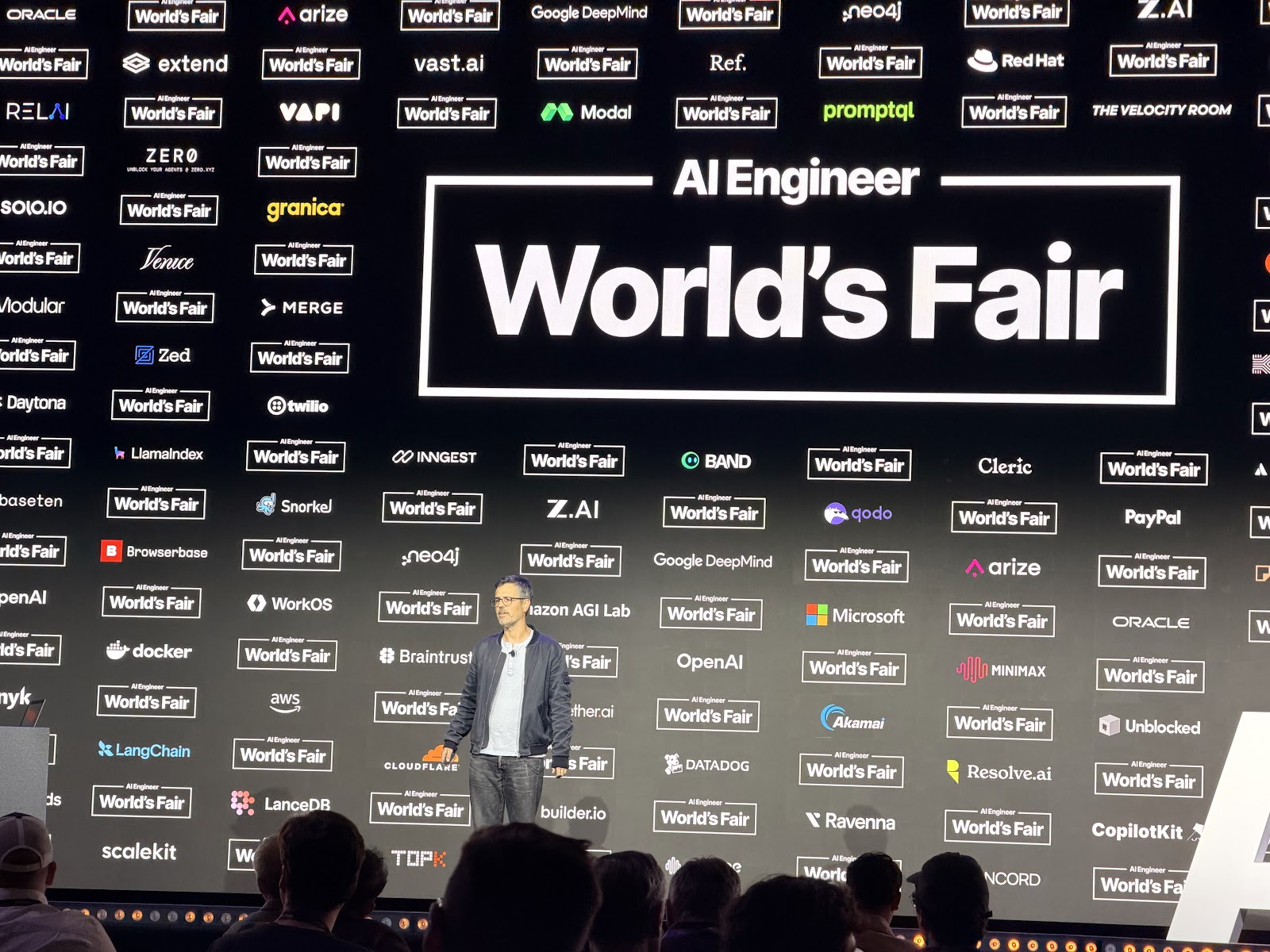Zach presenting at AI Engineer World's Fair in San Francisco